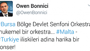 Bursa Senfoni Malta'da alkışlandı