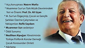 Eğitim Onur Ödülü Prof. Muammer Sun’un