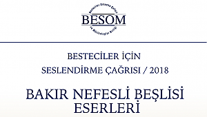 Bakır Nefesli Beşli için eser isteniyor