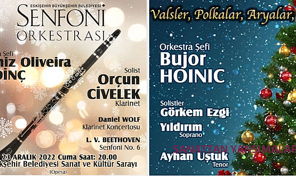 Ankara'dan Şef ve Solistler Eskişehir'de