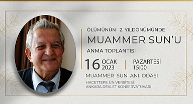 Muammer Sun Ölümünün 2. Yılında Anıldı