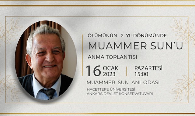 Muammer Sun Ölümünün 2. Yılında Anıldı
