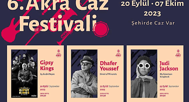 6. Akra Caz Festivali 20 Eylül'de Başlıyor