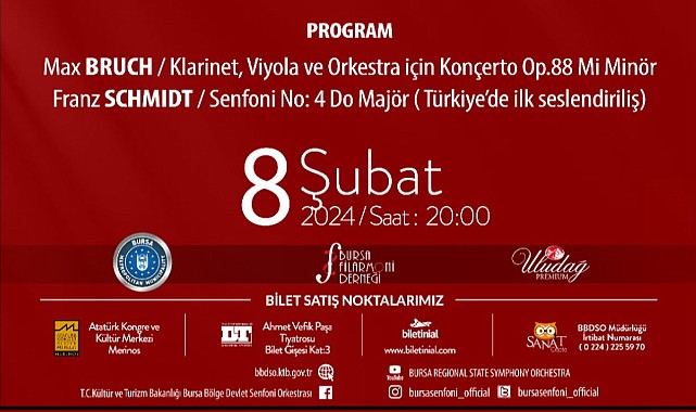 Schmidt’in “Kızım İçin Ağıt” Senfonisi BBDSO’da