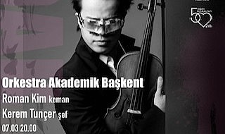 Ünlü keman virtüözü Roman Kim Ankara'da 