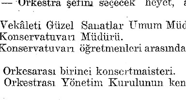 Orkestra Şefi Seçiminde Yasaya Dönüldü