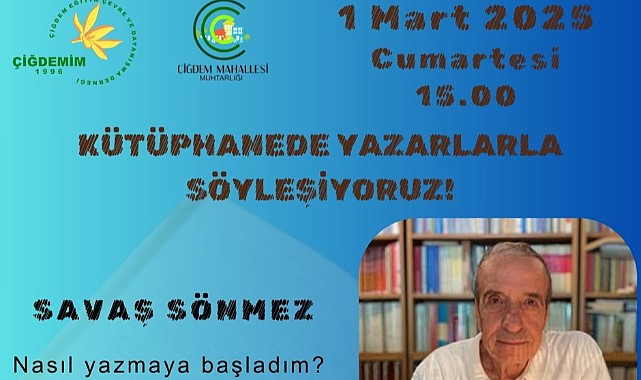Savaş Sönmez Çiğdemim Kütüphanesi’nde