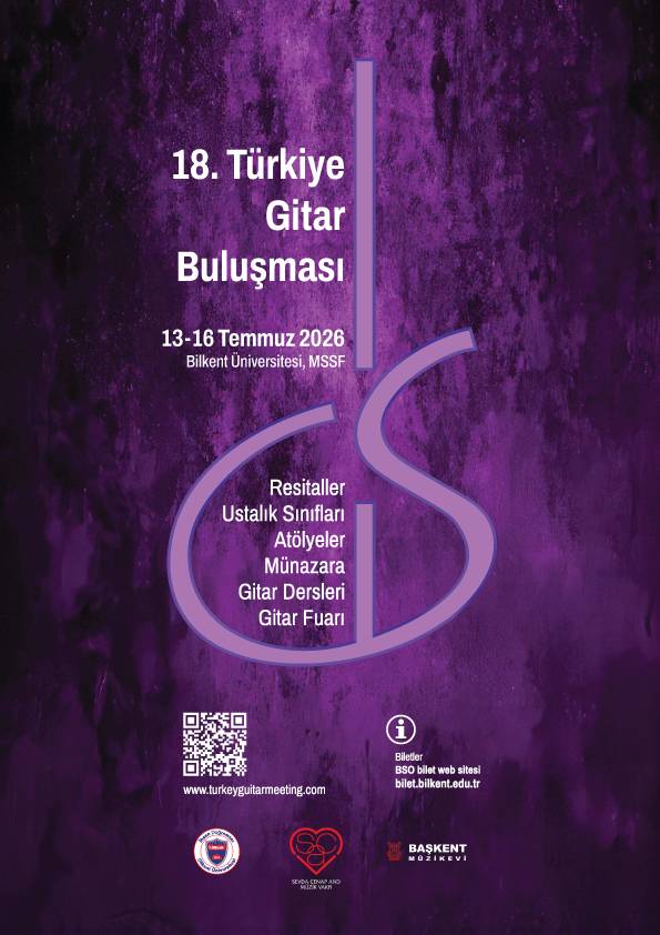 18. Türkiye Gitar Buluşması, 13-16 Temmuz’da Ankara’da